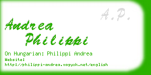 andrea philippi business card